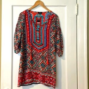 Bright colored dress